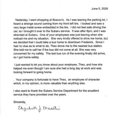 An Employee of Character