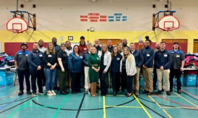Warm Coats and Hearts at Edgewood Elementary