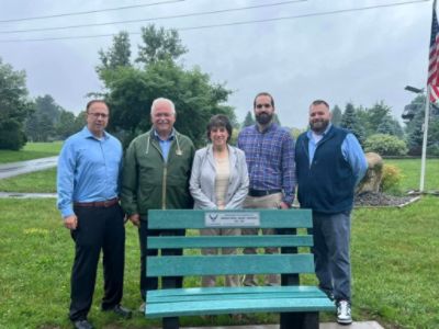 Subaru of Utica Bench Donation