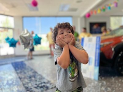 Simon's wish comes true thanks to Lithia Subaru of Oregon City!