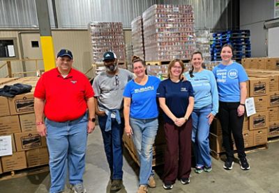Dutch Miller Subaru Packages Food for Local Seniors