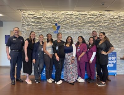 Delivering Subaru Loves to Care Blankets to Good Samaritan University Hospital
