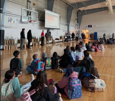 Celebrating Earth Day at W.L. Henry Elementary with Royal Moore Subaru. 