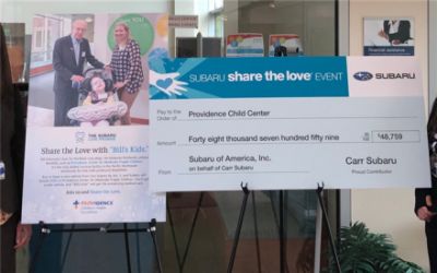 CARR SUBARU  “SHARES THE LOVE" WITH CHILDREN