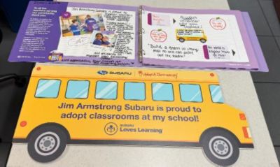 Jim Armstrong Subaru Helps Local Classrooms Start the Year Strong Through Subaru Loves Learning