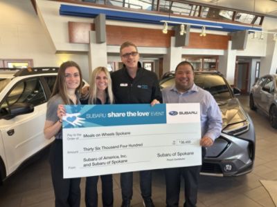  Subaru Share the Love® Partners With Meals on Wheels Spokane