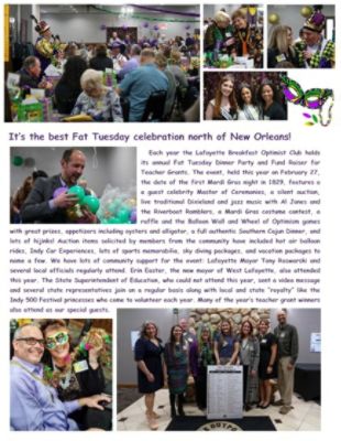 Zeigler Subaru is King Of Mardi Gras for Teacher Grants