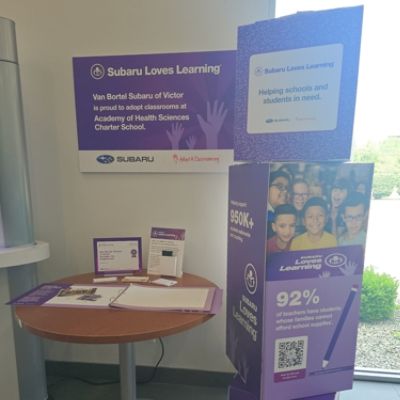 Making a positive impact in classrooms at the Academy of Health Sciences Charter  School.