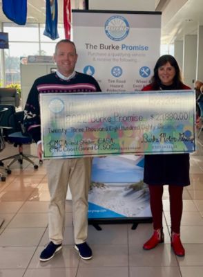 Burke Subaru hosts our Burke Promise reception and check presentation