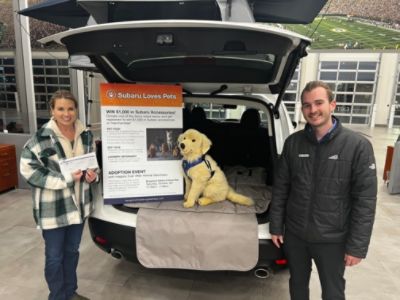 A Winner's Gratitude: Subaru Loves Pets Triumph 