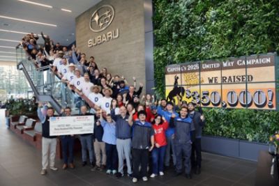 Capitol Subaru Employees raise $350,000 for the United Way of the Mid-Willamette Valley