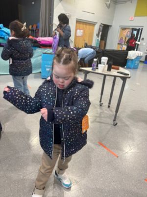 Grateful for Crew's Subaru and Operation Warm for keeping Chicora Elementary students warm 