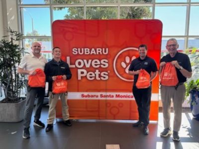 LA Services Pet Adoption with Subaru Santa Monica