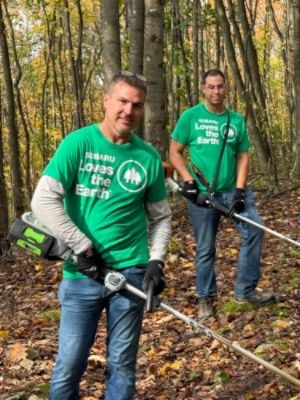 Bowser Subaru employees help clean up