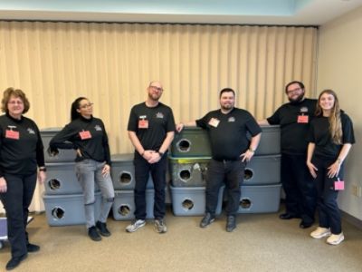 Day of Service Volunteering at The Humane Society of Huron Valley