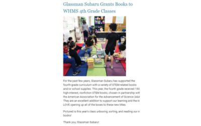 Glassman Subaru Grants Books