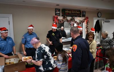 Woodbridge Police Senior Christmas Luncheon at Avenel Fire House