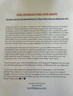 Supporting Our Local Homeless and at Risk Veterans