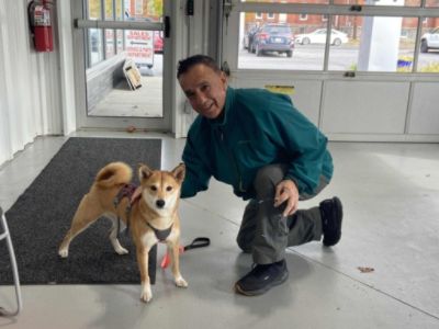 Subaru Loves Pets and NCSPCA Loves Della Subaru