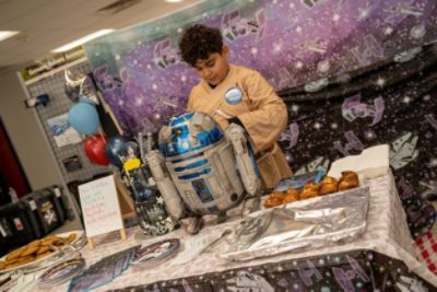 Make A Wish Reveal Star Wars Party