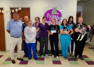 Dutch Miller Subaru Donates to The Fix'Em Clinic.