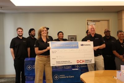 Subaru Loves to Care Brings Comfort and Hope to Patients at Loma Linda Cancer Center 