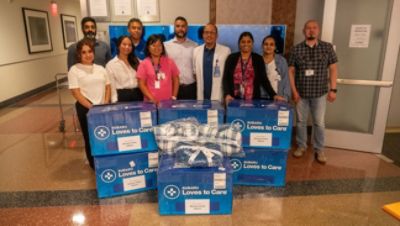 Leukemia & Lymphoma Society Blanket Delivery