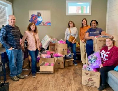 It takes a village to keep the community warm!