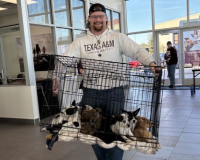 11 puppies found love in less than an hour... thanks to Sterling Subaru