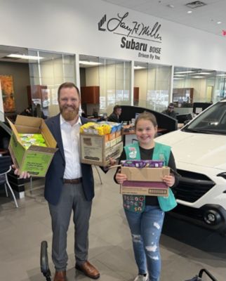 Larry H. Miller Subaru Boise Buys Girl Scout Out of Cookies