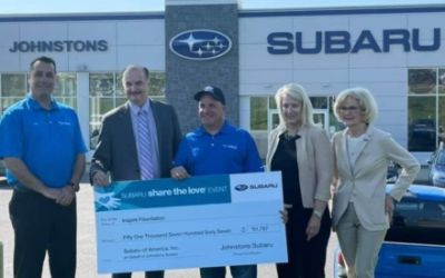 Johnstons Subaru Goes Above & Beyond for Inspire!