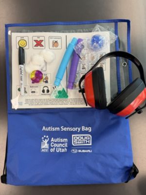 Officer Liddell Demonstrates Value of Autism Sensory Bags