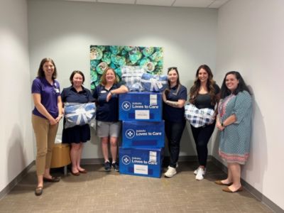 Leukemia & Lymphoma Society's Subaru Loves to Care delivery in Wilmington, North Carolina