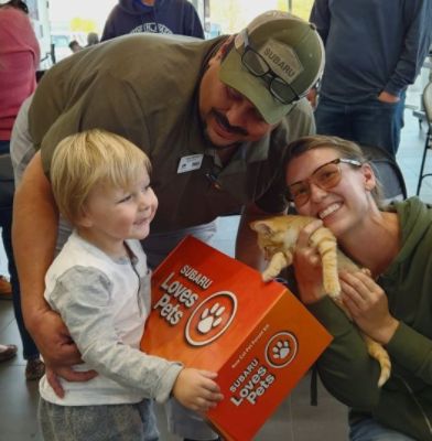 Subaru Truly DOES Love Pets!