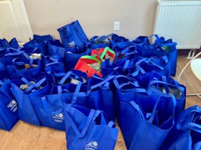 Valentine's Day bags for Seniors and Veteran's.
