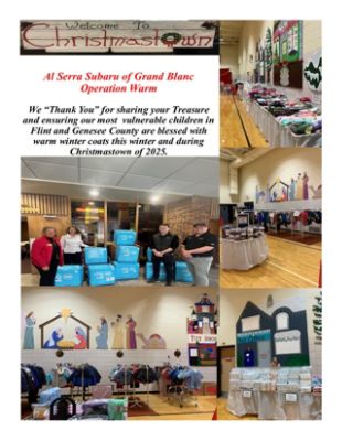 Subaru Operation Warm Partners with The Salvation Army Genesee County