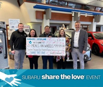 Meals on Wheels~ Share the Love~Subaru of Spokane- Jasmine C