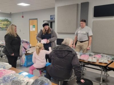 FUCCILLO SUBARU DONATES SHOES AND SOCKS