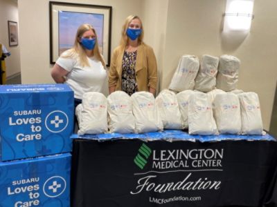 McDaniels Subaru Delivers Warm Blankets and Messages of Hope to Patients at Lexington Medical Center