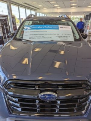 Ciocca Subaru of Pleasantville partners with Covenant House in the annual Share the Love event