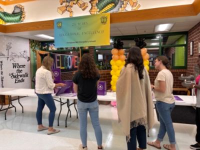 Dulles Subaru surprises teachers at Evergreen Mill Elementary