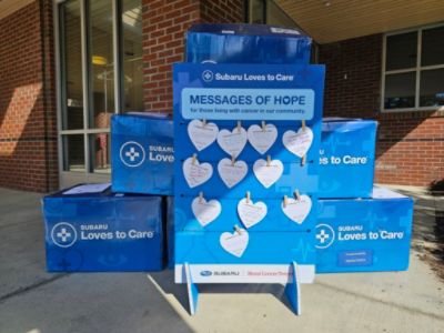 Stanley Subaru provides warmth and support for patients living with cancer