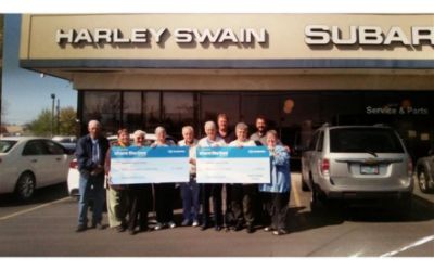 Harley Swain Contributes to Senior Center