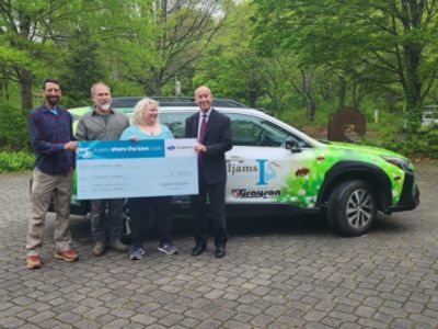 Grayson Subaru Presents $39,000 Check to Ijams Nature Center for 16th Subaru Share the Love® Event