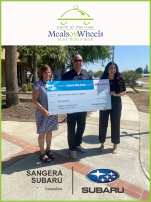 Sangera Subaru and NOR Meals on Wheels Check Presentation