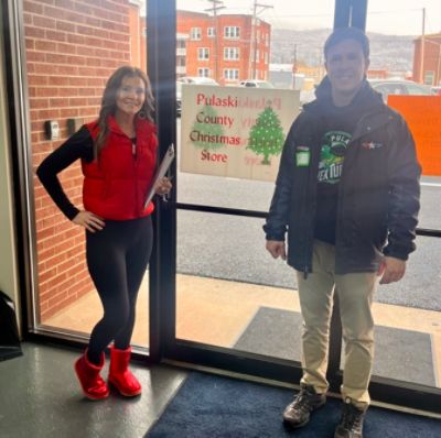 Volunteering at Local Christmas Store!