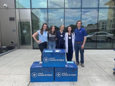 Subaru Visits Penn Medicine Abramson Cancer Center at Chester County Hospital