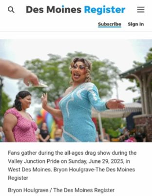 Valley Junction Pride Made Possible by Ramsey Subaru! 