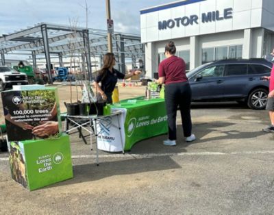 Tree Giveaway with Motor Mile Subaru 