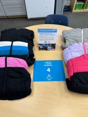 Colonial Subaru Brings Warmth to Bethel YMCA Families 